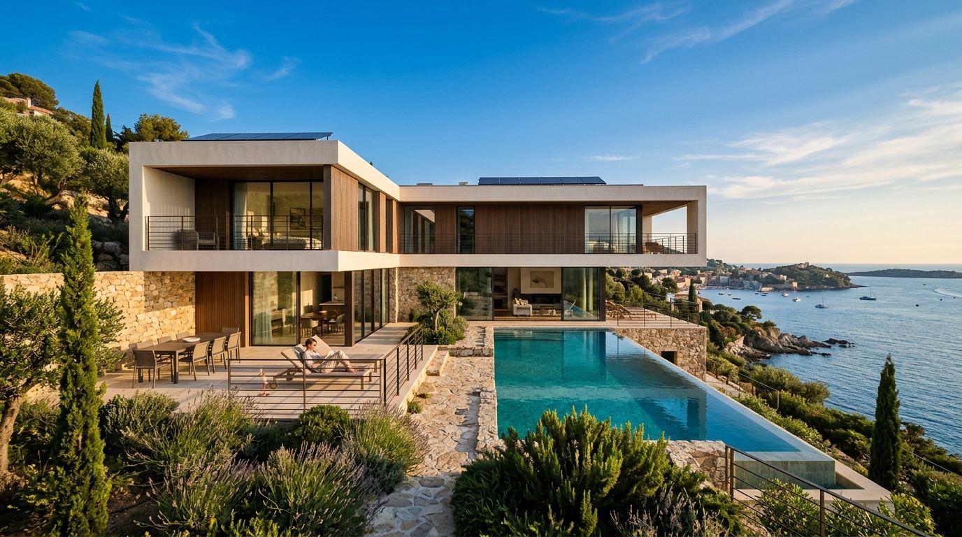 Bâtiment contemporain en région Sud PACA