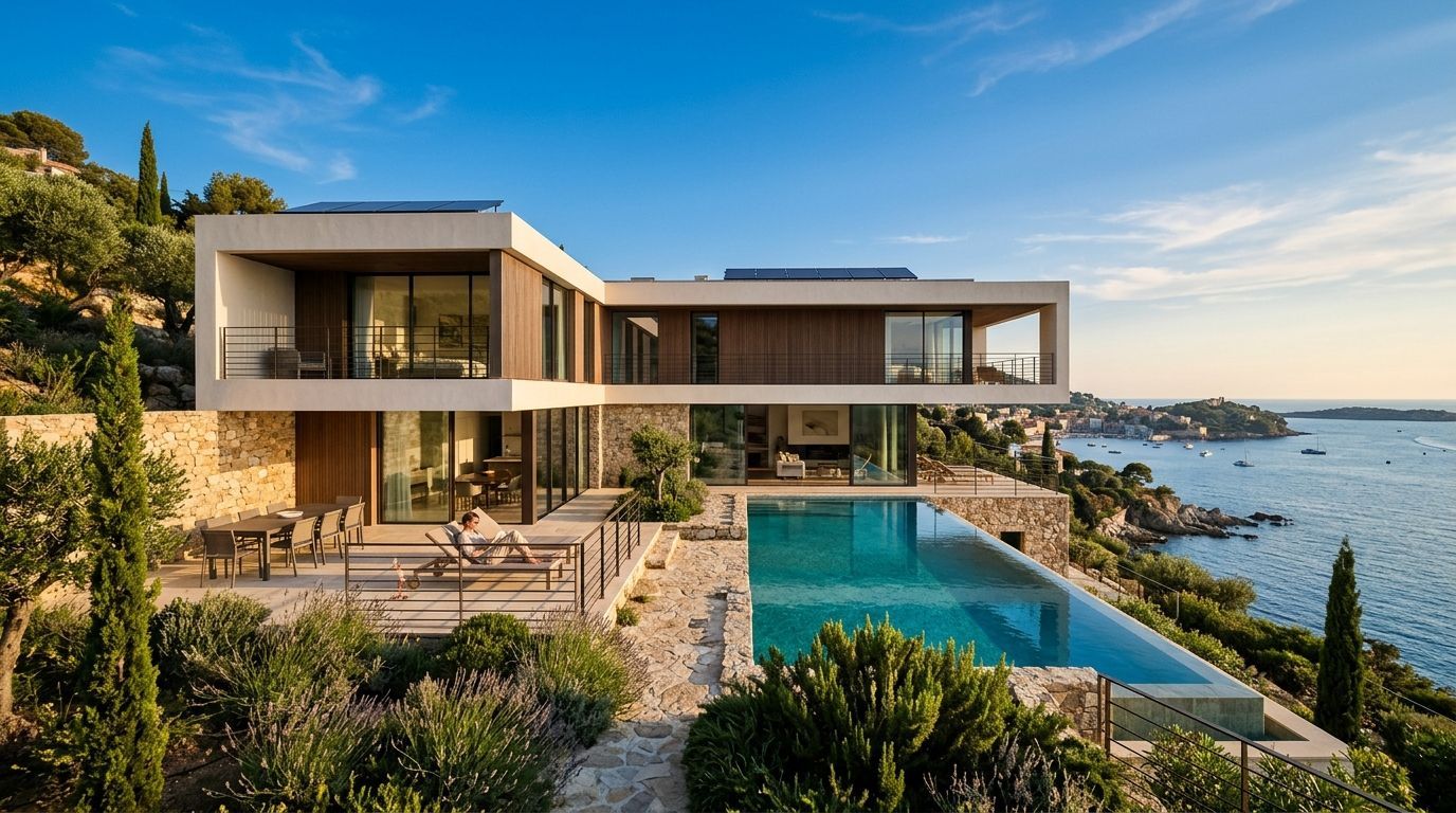 Bâtiment contemporain en région Sud PACA